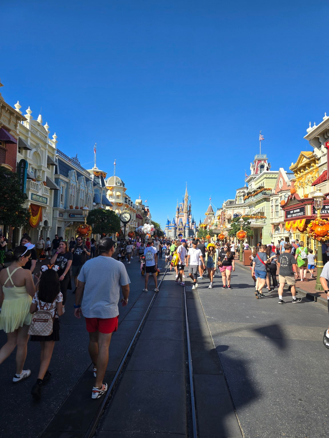 Main Street USA and Cinderella Castle at Magic Kingdom