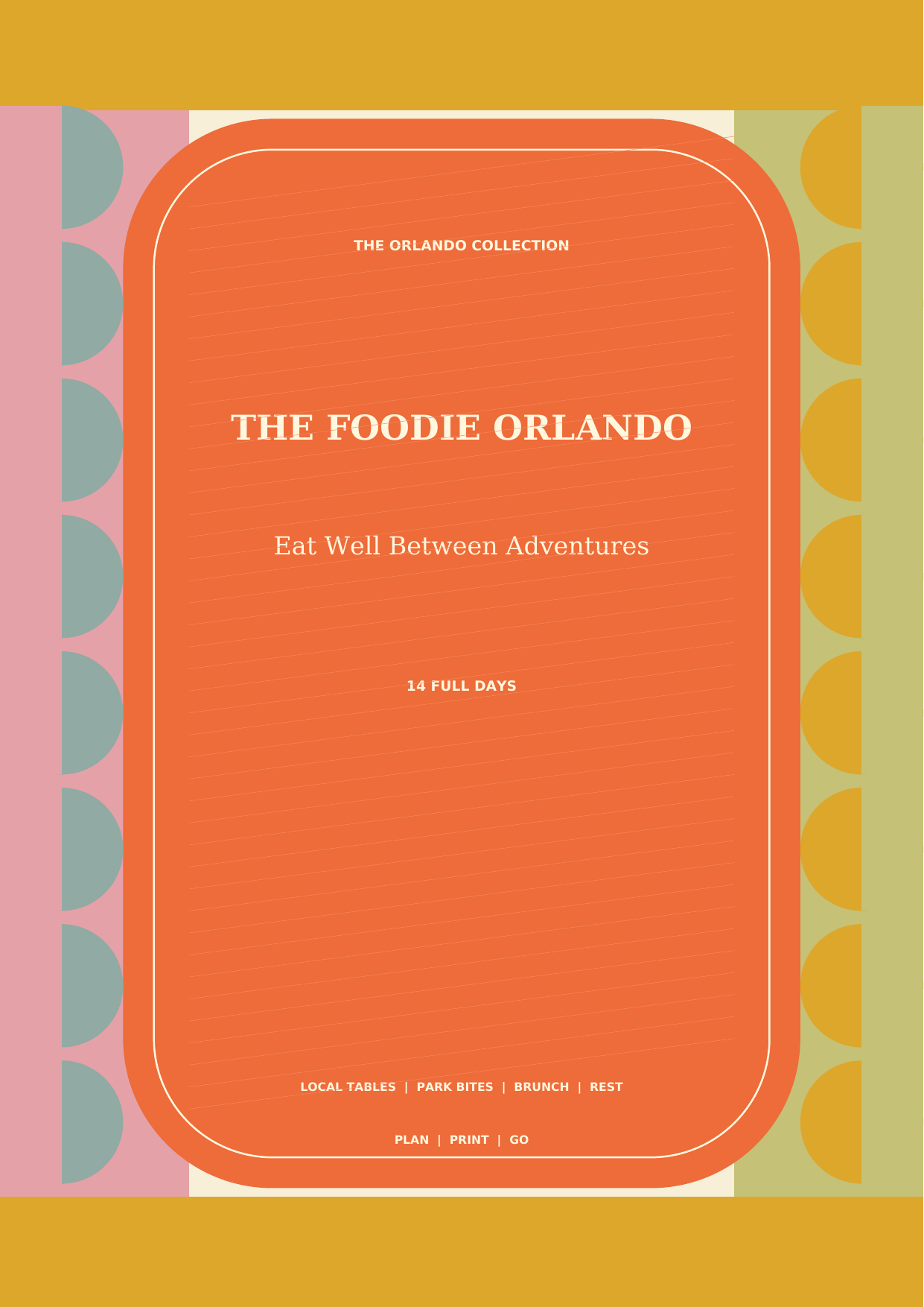 The Foodie Orlando: 14-Day Itinerary cover